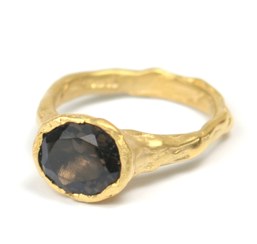 Cave Single Stone Treasure Ring - Click Image to Close